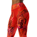 "NAUGHTY OR NICE" Hight Waist Leggings ( Women )